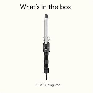 NEW Conair Instant Heat 3/4 inch Curling Iron IN UNOPENED BOX Gentle Easy To Use